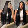 Perruques en dentelle 30 pouces Bone Straight Bundles de tissage de cheveux humains brésiliens 2 3 4 Bundles Raw Virgin Remy Indian Doule Drawn Wholesale Natural 230807