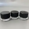 wholesale Food Grade 5ml Non-Stick Glass Container bottles Wax Dab Oil Jar Dabber Dry Herb Concentrate Container E cigs Cigarette LL