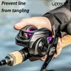 Baitcasting Reels Linnhue Baitcasting Reel 6.3 17,2 1 Высокоскоростная длинная победа предотвращает линию запутанной рыбацкой катушки Свежая соленая катушка Рыбалка PESCA 230807