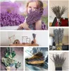 Dekorative Blumenkränze, getrockneter Lavendel, 50100 g, 100 % natürliche, trockene Bündel für Heimdekoration, Duft, handgemachte Seifenblume, 230808