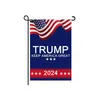 Banner Flagi Donald Trump 2024 Flaga 30x45cm Maga Keep Amercia Garden 4966H Drop dostawa dom