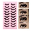 Faux Cils Russe Strip Lashes 20102Pairs 3d Fluffy Vison Lashes Naturel Faux Cils Volume Russe Cils Faux Cils Maquillage 230807