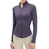 Active Shirts Stand Collar Sports Top Women Fitness Outdoor Veste à manches longues