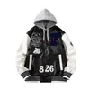 Kurtki męskie kurtki uniwerek mężczyźni Kobiety Patchwork Streetwear Kurtka baseballowa Hip Hop Letter Pu Skórzany kurtka para ubrania Koreańskie High Street 230807