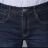 Dżinsy męskie hcxy 2023 marka męskie Wysokiej jakości szczupłe spodnie dżinsowe mężczyźni Czarne spodnie Dasual Business Stretch dla mnie