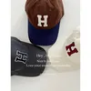 Ball Caps Street Lovers Wild Big Head Circumference H Alphabet Peaked Cap Womens Retro Baseball Men 230808