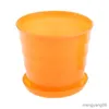 Planters Pots Warna-warni Mini Pot Bunga Plastik Imitasi Taman Succulent Pot Tanaman Nordic Rumah