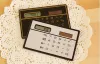 حاسبة بطاقة الطاقة الشمسية بالجملة Mini Calculator Counter Counter Small Slim Cards Solars Power Pocket Ultra-Thin LL