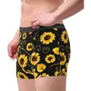 Underbyxor Solflower Print Män underkläder Boxer Briefs Regular Sport Mens