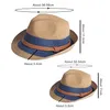 Brede Rand Hoeden Emmer Zomer Ouderkind Stro Outdoor Ademende Panama Hoed Mode Mannen Vrouwen Strand Zon Caps Vintage Vizier kinderen Jazz Cap 230808