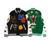 Man Jackets MS Varsity Jacket 여성 디자이너 Windbreaker 스포츠 레터맨 재킷 야구 겨울 코트 지퍼 코트