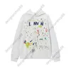 2023 New GDLinvin Hoodies Spicy Ink Print Maglione a maniche lunghe allentato Versatile per uomini e donne Coppie Fashion Brand Batch