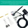 Airbrush,Mini Spray Gun With Air Pressure Reducer, Portable Spray Gun Set With Oil-water Separator, Three-piece Cleaning Set, Suitable For Painting And Painting,