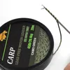 خط جديلة 20 متر خط الصيد Carp مضفر Non Lead Corp Leader Line Camo Green Mainline Leadcore for Carp Rig Helicopter Rig 230807