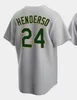 2024 Koszulki baseballowe Rickey Henderson Reggie Jackson Dany Jimenez Khris Davis Esteury Ruiz Nick Allen Brent Rooker Seth Brown Men Men Women Kids Jersey Custom