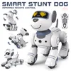 Electricrc Animals Funny RC Robot Electronic Dog Stunt Command Programmumm Touchsense Music Song for Children's Toys 230807