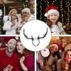 Bandanas świąteczne skarpetki Posmarowanie opaski na głowę kostium Hoop Elk Elk Horn Akcesoria
