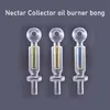 Partihandel bärbar NC Kit Oil Burner Pipe Hookah Colorful 30mm Ball Hand Rökning Vattenrör Filter TIPS TESTER TUBE MINI DAB STRUD OLJE Nagelrör