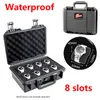 Titta på lådor Fall 6/15 slot ABS Plastic Watch Case Portable Waterproof Watch Case används för att lagra klockor Tool Box 230807