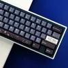 GMK 129 touches Galaxy Thème Key Cap Cherry Profile DYE-SUB PBT Keycap avec 1.75U 2U pour clavier mécanique MX Switch HKD230808