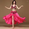 Stage Wear Abiti per la danza del ventre 2023 Summer Sexy Style Training Performance Women Suit Bra Skirt