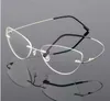 Lunettes de soleil Cadres Cat eye sans monture Lunettes de lecture ultra léger femmes alliage Lunettes de lecture sans monture Lunettes presbytes 0 50 à 6 00 230807