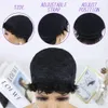 Synthétique courte des perruques humaines Pixie coupées cheveux brésiliens pour les femmes noires Hine Made Wig afro-américaine bouclée sans gloire 230808