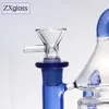 Glass Spring Dab Rig Recycler Tornado Water Pipe Smoke Beaker Bong Banger maschio da 14 mm