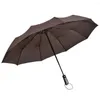 Paraplu's Winddicht Dubbellaags Omgekeerde Omgekeerde Opvouwbare Paraplu UV-bescherming Soild Wind- en waterbestendig Guarda