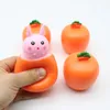 Stress Relief Fidget Toys Pop Up Squishy Rabbit Squeeze Toys Squishes Carrot Rabbit For Easter