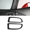 Interior Accessories Car Soft Carbon Fiber A-Pillar Air Outlet Sticker Cover Trim Stickers For C7 2014-2023