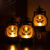 Andere Event-Party-Zubehör, Halloween, kleines Nachtlicht, tragbare Kürbislampe, elektronische Kerze mit Batterie, LED-Weihnachtsschmuck, Heimdekoration 230809