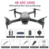 Elektrische RC Vliegtuigen K20GPS Borstelloze Opvouwbare Drone 4K Antenne Optische Stroom Positionering Intelligente Terugkeer Afstandsbediening Met Camera 230808