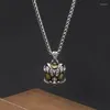 Подвесные ожерелья в китайском стиле Пробуждение льва Восточное ожерелье Мужское божественное зверь красивое темперамент для парня подарок