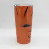 Mode rostfritt stål baseball tumbler muggar 600 ml softball metall kopp rese bil vattenflaska vakuumisolerade koppar