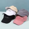 Boll Caps Classic Cotton Baseball Cap for Women Men Casual Visor Sun Hat Letter Brodery Unisex Solid Color Hip Hop Bonnet 230808