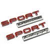 3D Plastica Nero Rosso SPOR Lettere Autobiografia Sport Carr Distintivo Dell'emblema Tronco Adesivo per Land Range Rover Auto Assessoires300y