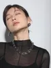 Boucles d'oreilles pendantes Conception de niche unique et exagérée Sensation haut de gamme Grande perle Version coréenne féminine de Ins Light Luxury