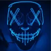 Maschera di Halloween Maschera illuminata a LED per Festival Cosplay Costume di Halloween Feste in maschera, Carnevale, Regali