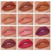 Lippenstift 12 kleur lip liner beginner waterdichte langdurige gemakkelijk te smeren haak lijntekening lippenstift potlood lui set lippen 230808