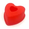 Heart-shaped cake mold two silicone mold trumpet love shape can be steamed high temperature resistant cartoon steamed cakes rice cakes baking Christmas