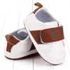 Handgemaakte pasgeboren baby eerste wandelaars mode luxe jongens meisjes schoenen lederen peuter baby casual sneakers anti slip designer kinderen schoen