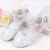 Chaussures Plates Bébé Filles Paillettes Strass Pour Enfants Princesse Rose Toddlers Scintillant Fête D'anniversaire Noël Halloween