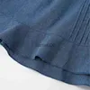 Podstawowe sukienki swobodne 2023 Kobieta Aline Sukienki NOWOŚĆ wycięte mini dżinsowe sukienka Vintage Casual Autumn Causal J2308009