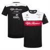 F4OS 2023 Formel One Men's Fashion T-shirts F1 Racing Team Alfa Romeo Snabbtorkning Kort ärm Top T-skjortkläder unisex andningsbar tee