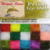 BAITS lockar 15Colors Set Fly Binding Prism Ice Dub Dispenser Glänsande glittrande syntetfiber Dubing Fly Binding Material för Nymph Scud Flues 230809