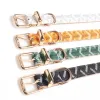 Designer Twee lagen leren halsbanden Hondenriemen Set Klassiek bedrukt Designer huisdierhalsband Zachte duurzame kattenhalsband voor kleine, middelgrote en grote honden