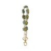 Keychains Macrame Wristlet Daisy Keychain Flower Keyring Holder Bracelet Handmade Wrist Lanyard For Women Jewelry & Accesso