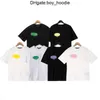 Mens Designer T Shirt Kleding Palmen Shirts Vrouwen T-Shirt Mode Spray Paint Graffiti Paar Korte Mouwen Straat Losse Tij Merk Ronde Hals Letter LQ6B