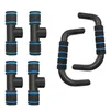 Liegestützständer, 2-teiliges Set, ABS-Push-Up-Stange, Körper-Fitness-Trainingsgerät, Liegestütz-Ständer, Stangen, Brustmuskulatur, Übung, Schwamm, Handgriffhalter, Trainer 230808